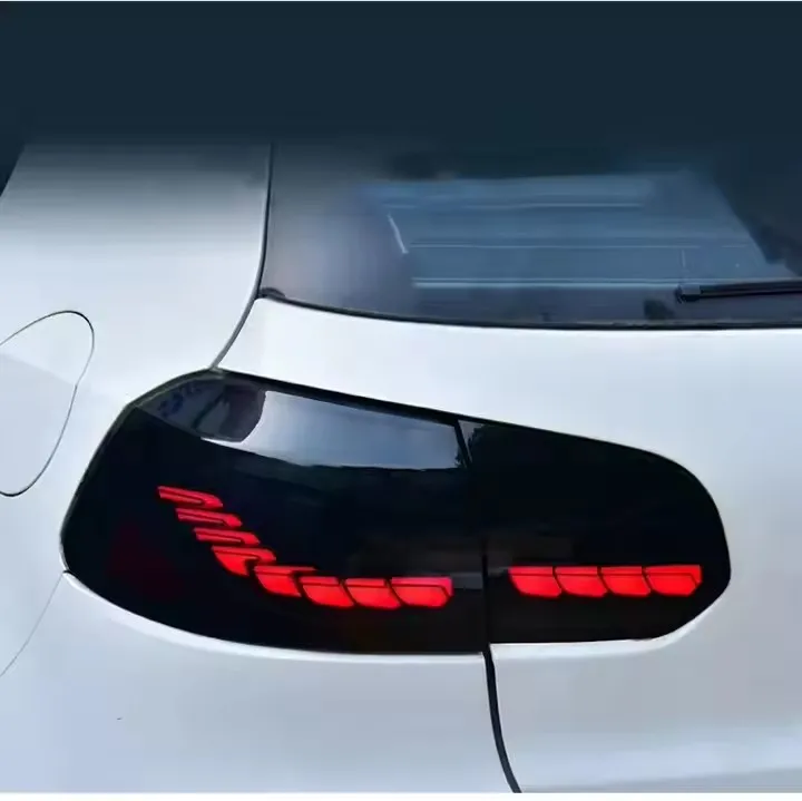 Wholesale New Style LED Taillights for 2010-2014 Mk6 Golf R20 Volks/Wagen Golf 6 Auto Lamps 6000k Color Temperature Car Parts
