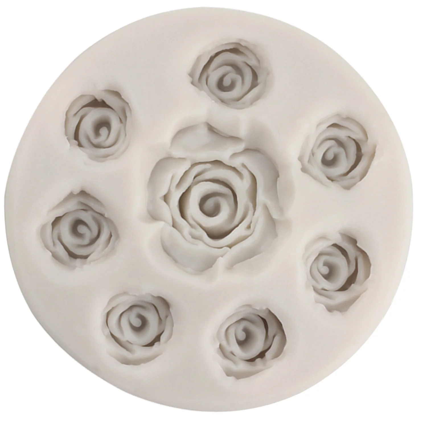 Rose Flower Silicone Molds DIY Baking Cupcake Topper Weddding Fondant Cake Decorating Tools Candy Clay Chocolate Gumpaste Mould