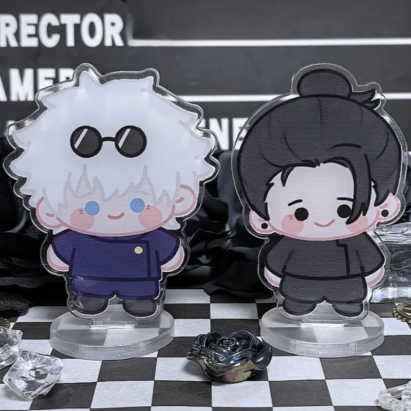 Jujutsu Kaisen Standing Sign Gojo Satoru Desktop Decoration Geto Acrylic Stand Cute Anime Figure Model Kawaii Ornament Gifts