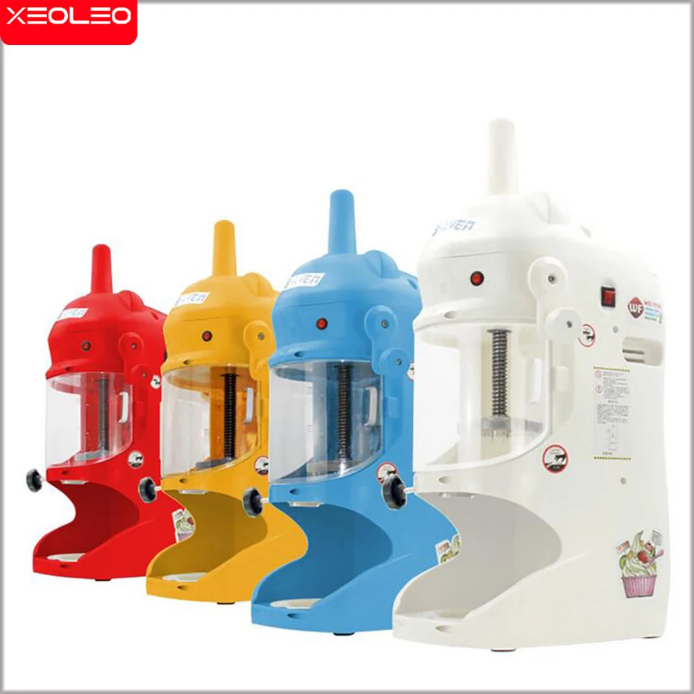 XEOLEO Ice Shaver Machine 90kgr/H Panda Snow Cone Machine 300W Commercial Shaved Ice Machine Ice Crusher