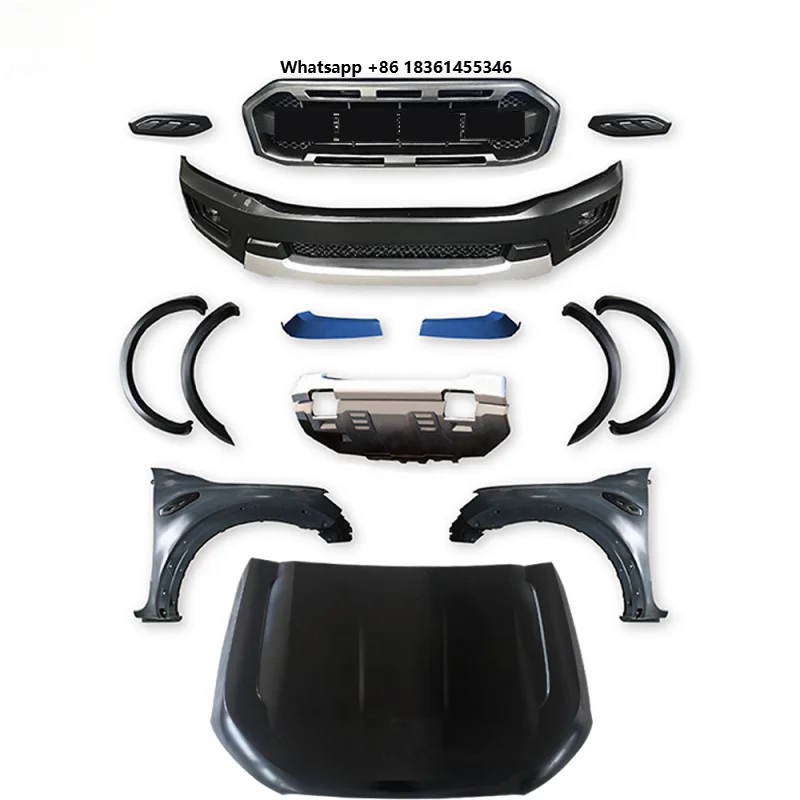 

For Ranger T7 upgraded Raptor version modified body kit including hood Suitable