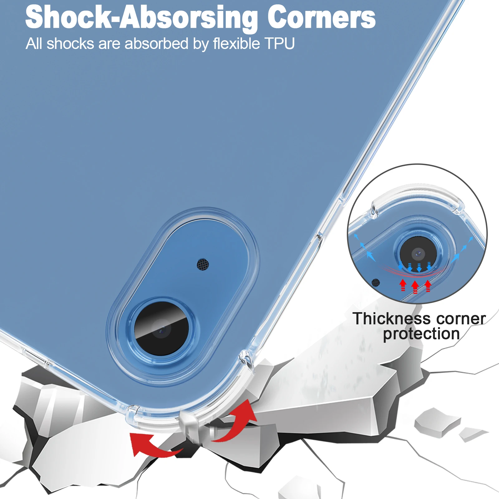 حافظة شفافة من مادة TPU لجهاز ipad (A16)11th gen 11-in 2025 حافظات ذكية غطاء حماية ناعم لجهاز iPad 10th Gen 10.9-in 2022 Shell #3