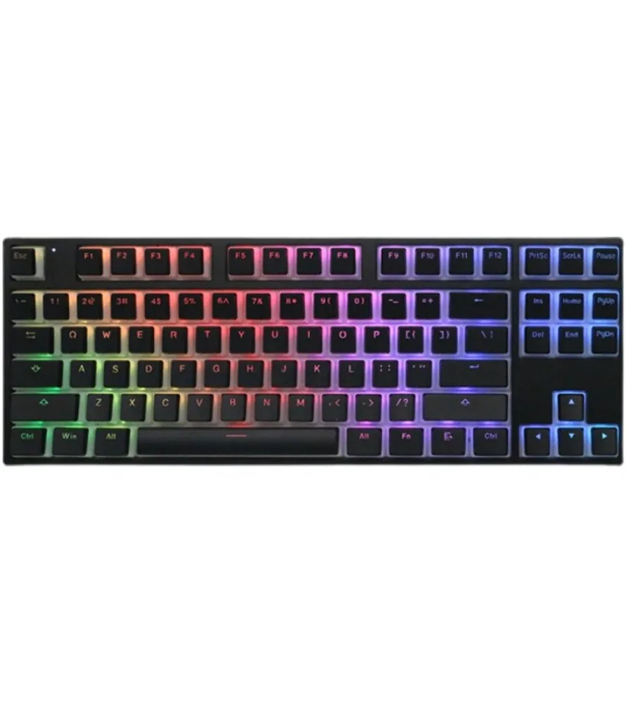 OEM Height GH61/87/104/108 Black White Keycap Pudding 108 Standard/PBT Material