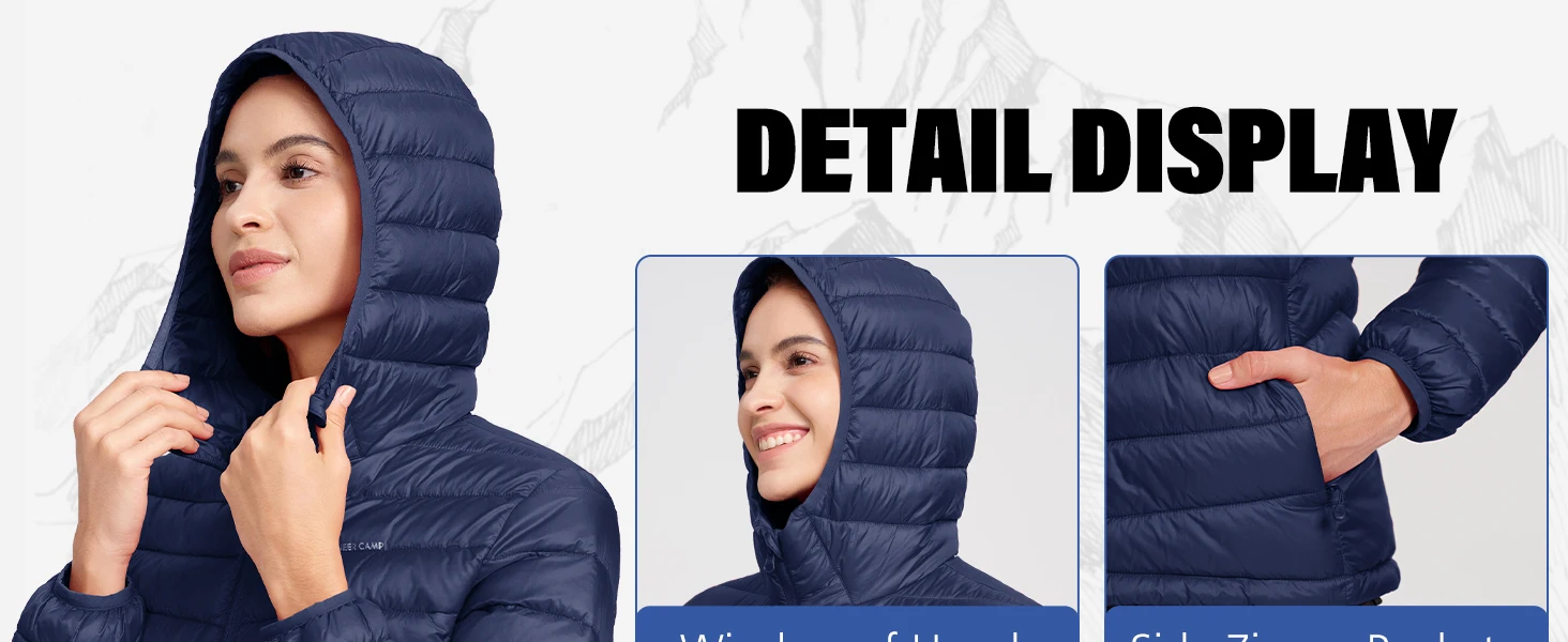 WOMEN'S LIGHTWEIGHT PUFFER JACKET
