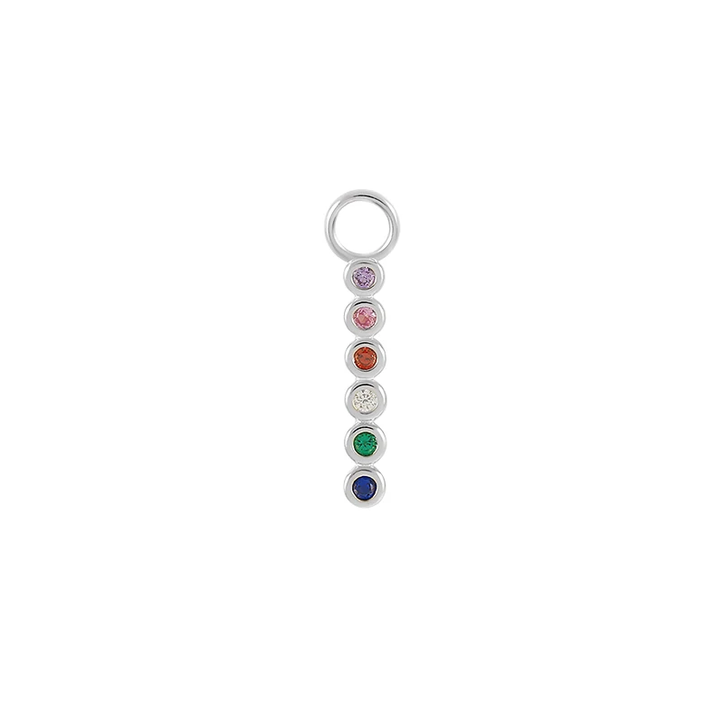 CANNER 1PC 925 Sterling Silver DIY Chain Tassel Piercing Earrings Chain Charm Accessories Y2k Color CZ Jewelry Accessories Gift - view 5