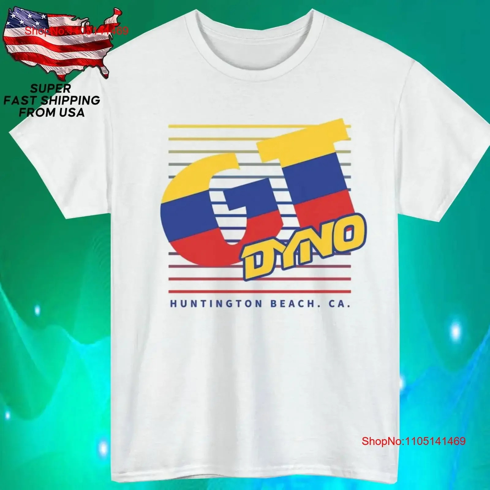 GT Dyno bicicleta vieja escuela belleza logo camiseta tamaño grande vintage lavado streetwear moda gráfico cómodo