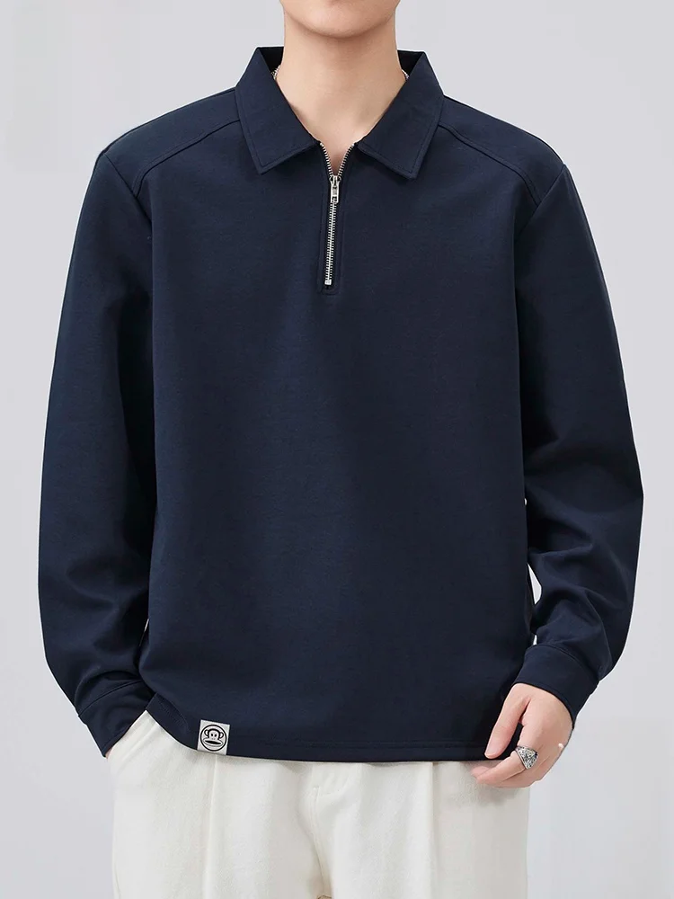 

PaulFrank M Zipper irt Pure Color Loose Fit Autumn New Casual Versatile Top Large Mouth Monkey Design Cotton Blend