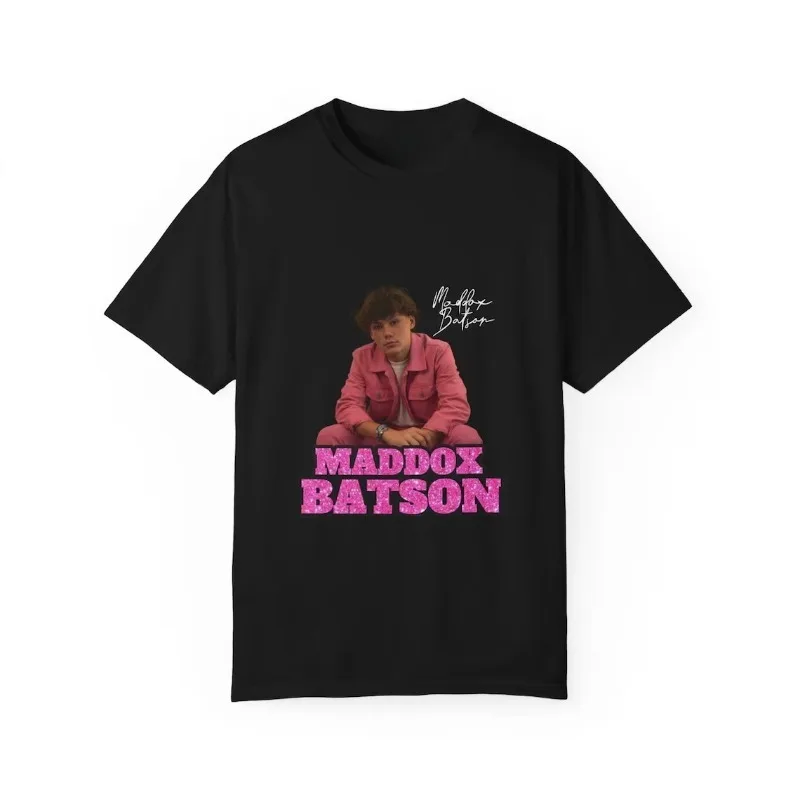 Maddox Batson Merch 2026 Unisex T-shirt Men Short Sleeve Tops fashion Tee Clothes Causal Y2K Tops