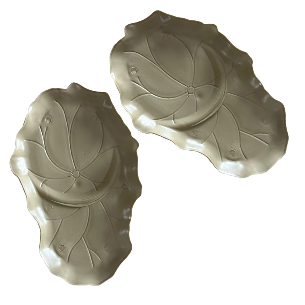 

2 шт., горшок лотоса для выращивания воды, бразильский деревянный пластиковый цветочный горшок, домашние декоративные горшки для растений для дома, сада, бонсай, легкий вес