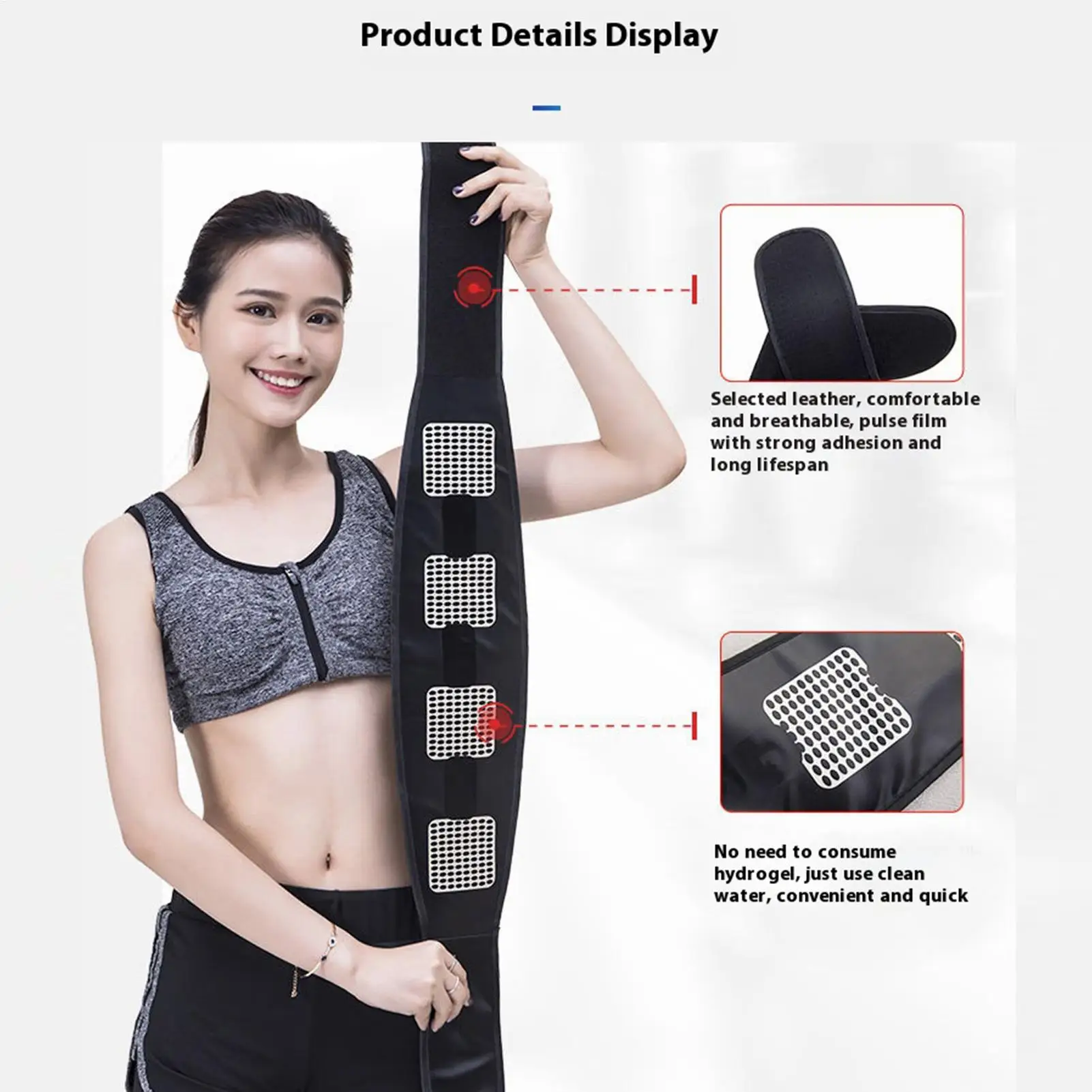 

Массажер для живота для похудения, перезаряжаемый стимулятор для тренировки пресса, 18 настройков интенсивности, 6 режимов массажа, умный тренажер для мышц