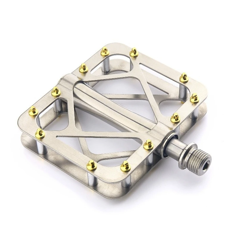 

Titanium alloy mountain road bicycle pedal board folding downhill climbing bicycle pedal accessories