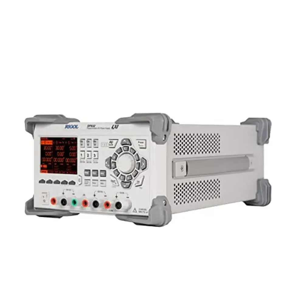 Alimentation CC linéaire programmable à 3 canaux, puissance totale 195W, plage de sortie 30V/3A, faible ondulation et bruit, réponse rapide et transitoire