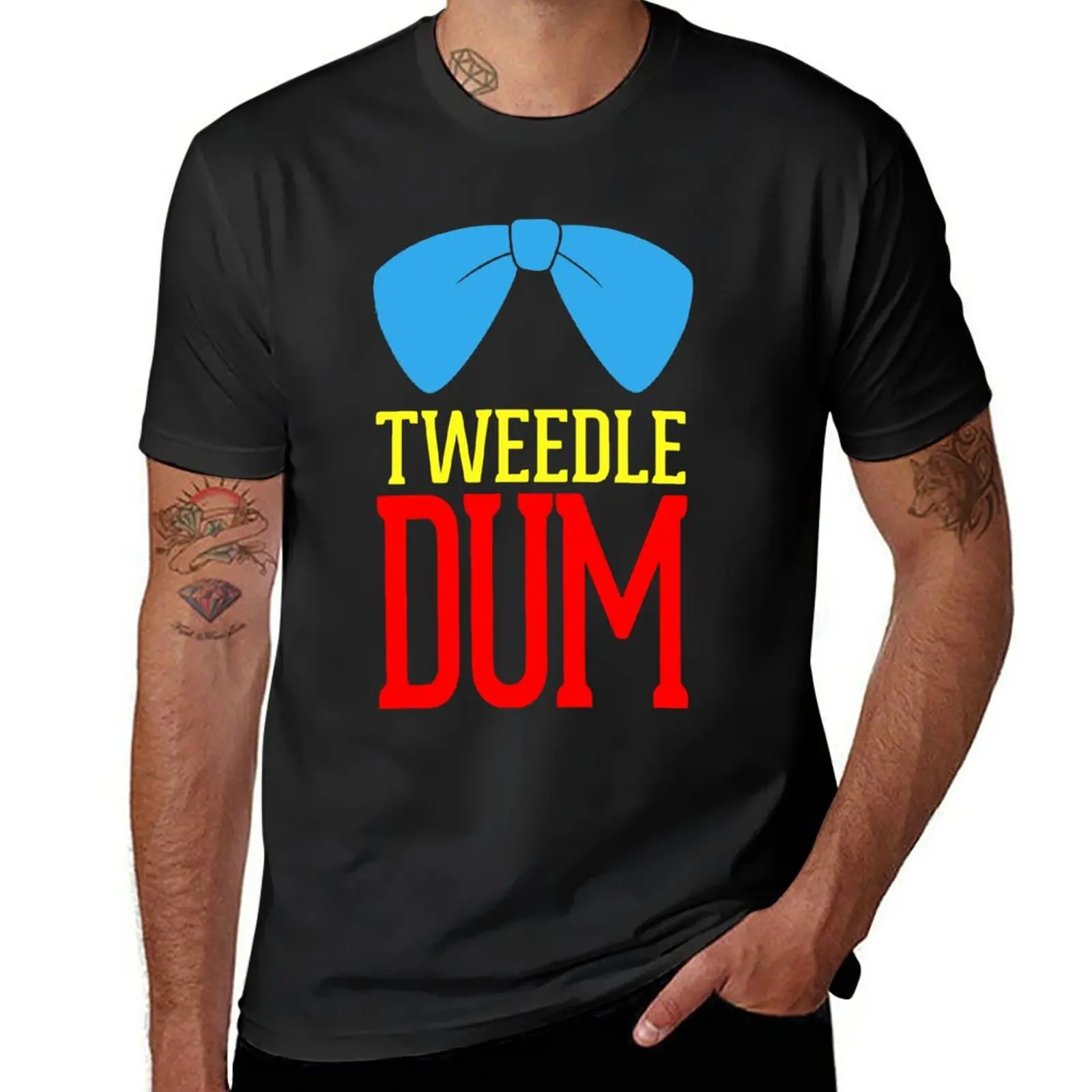 

New Tweedle Dee and Tweedle Dum Matching Couples T-Shirt cute tops sublime t shirt tops designer t shirt men