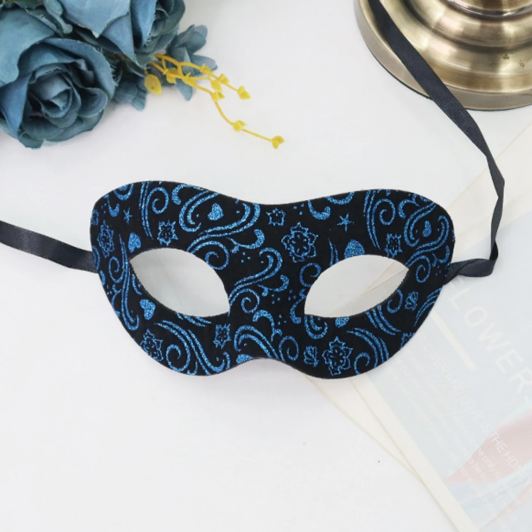 Masque de saint-valentin, masque de fête de carnaval délicat, masque en dentelle violet doré, confortable pour Couple, cadeau de spectacle de carnaval