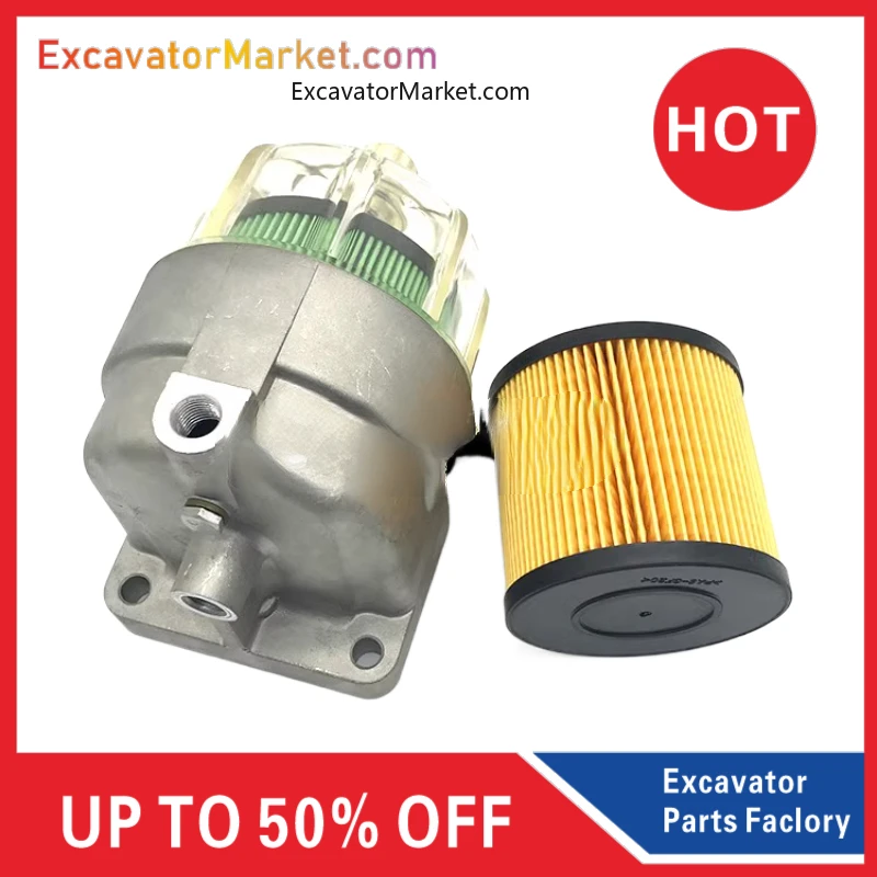 

Excavator For Kobelco SK kx Sk75-8 Super 8 75sr-2-3-1 Oil Water Seperator Assembly Diesel Filter Element Maintenance Accessories