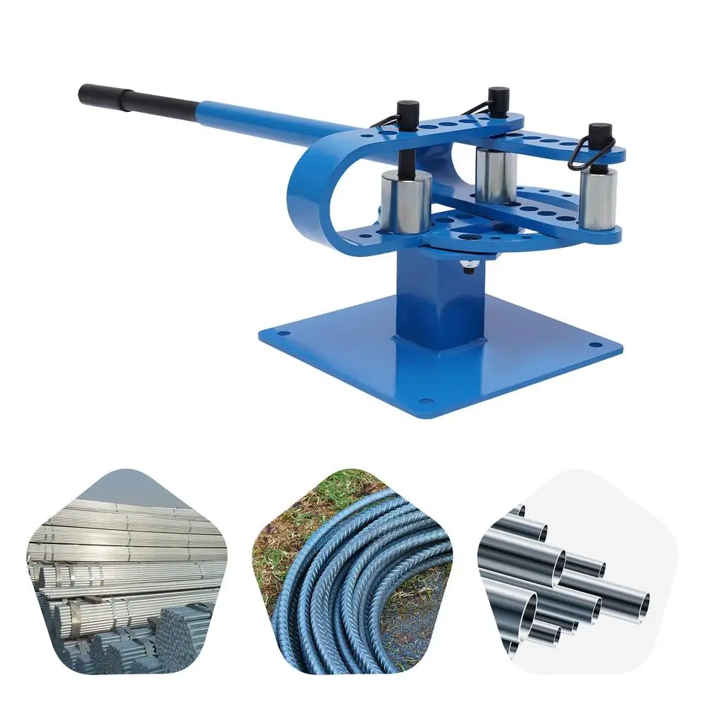 طقم ثني الأنابيب المدمجة شديدة التحمل مع 7 قوالب 1-3 بوصة أنابيب معدنية Bendingo