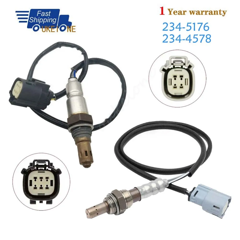 

2Pcs For Ford Escape Fusion 2014 2015 2016 Transit Connect 2.5L L4 2014 2015 Lambda O2 Oxygen Sensor Upstream Downstream
