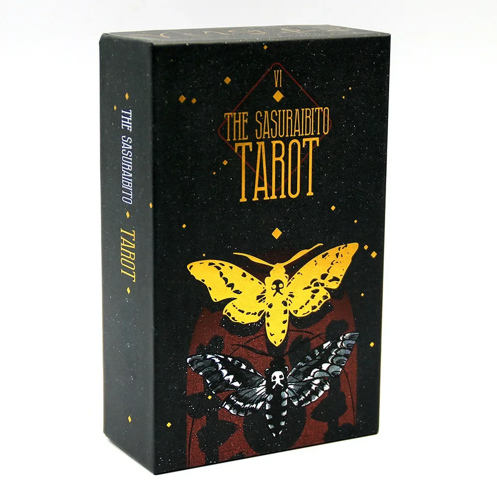 The sasuraibito tarot 78pcs cards 1: 1 Size Gilded Edge Guide book Tarot Board games