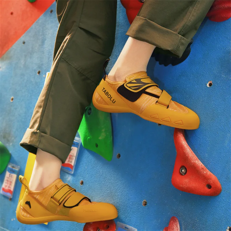 LiXingMing Rock-buty do wspinaczki mężczyźni profesjonalni buty do wspinaczki początkujący siatka antypoślizgowa wspinaczka Bouldering treningowa