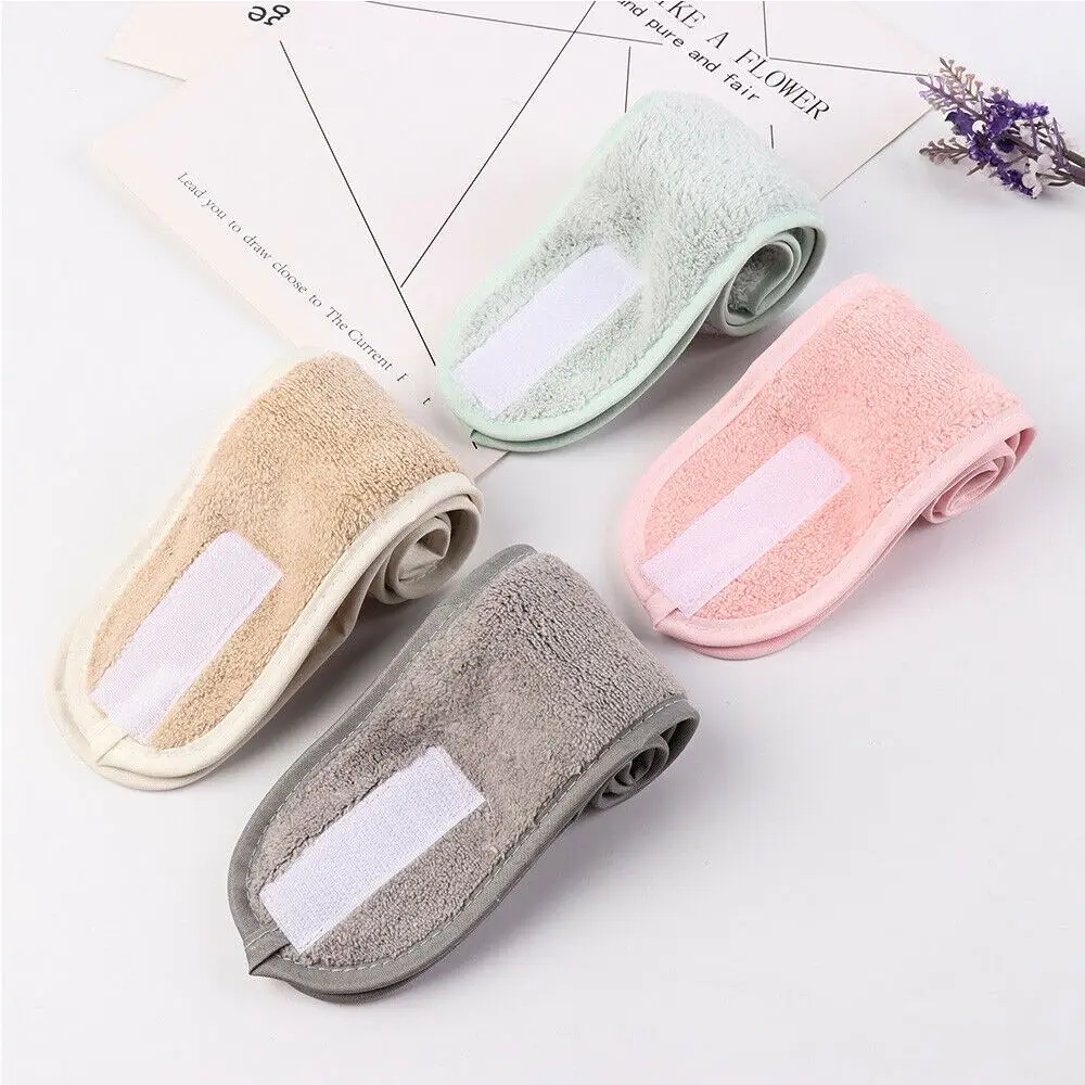 

Fashion Yoga Headbands Shower Adjustable Cosmetic Caps Bath Head Band Hairband Tiara Turban Turban