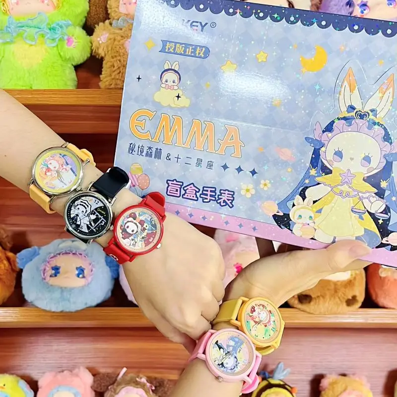 إيما اثني عشر كوكبة سلسلة صندوق أعمى ساعة لطيف الكرتون الأطفال التصميم الإبداعي المتخصصة ساعة مفاجأة صندوق غامض هدية #6