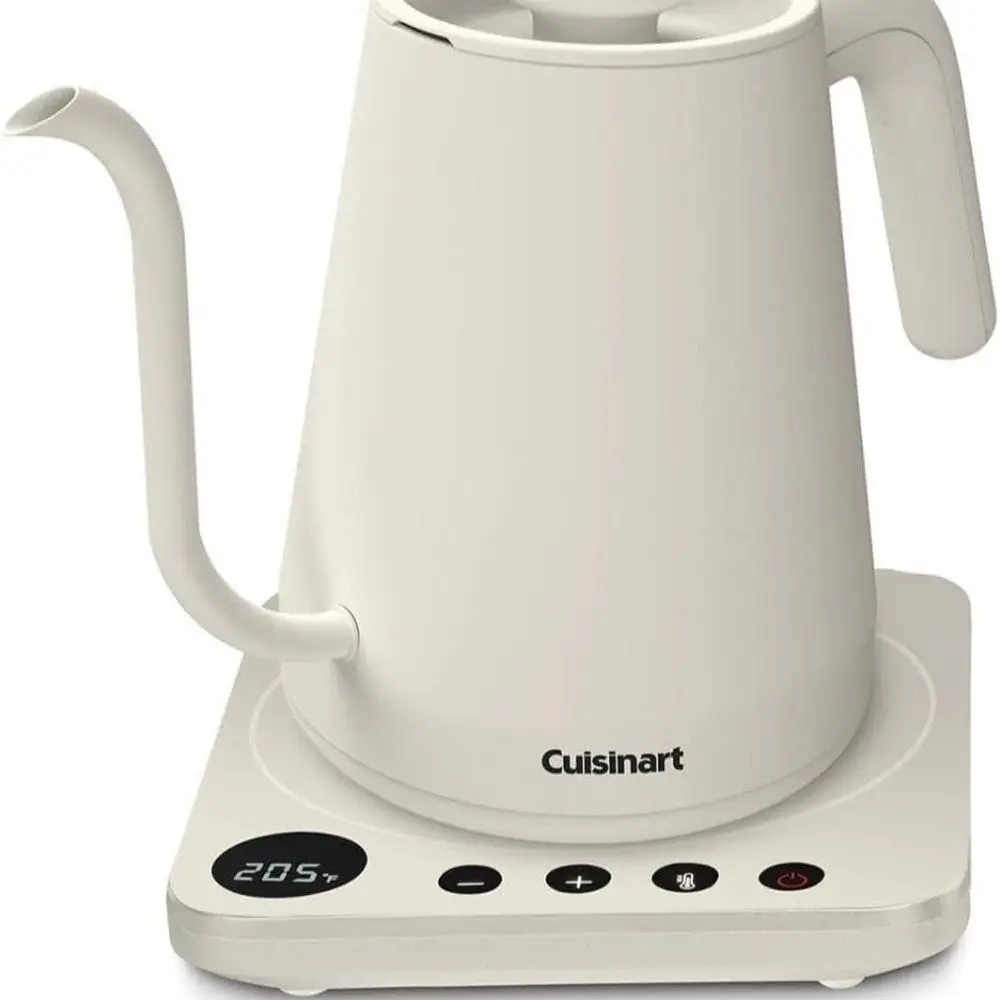 

1.0L Cream Digital Gooseneck Kettle with Precise Temperature Control - Renewed