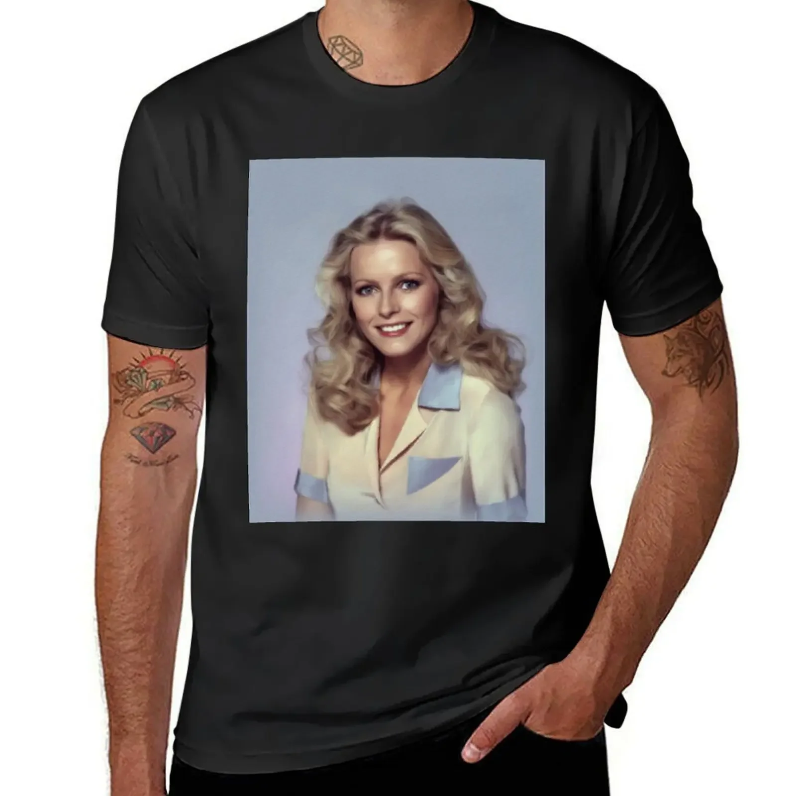 Cheryl Ladd, Actress T-Shirt anime tshirt tops summer top oversized plain t shirts men