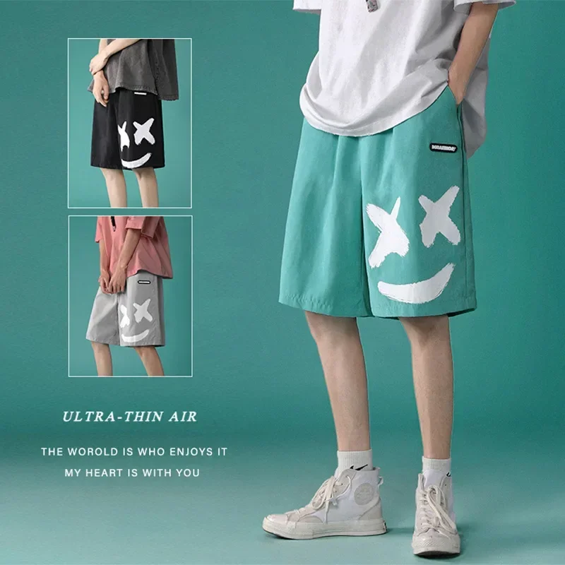 Pantalones cortos de baloncesto para hombre, ropa de chándal, Y2k, de secado rápido, informales, para playa y gimnasio, verano, 2023