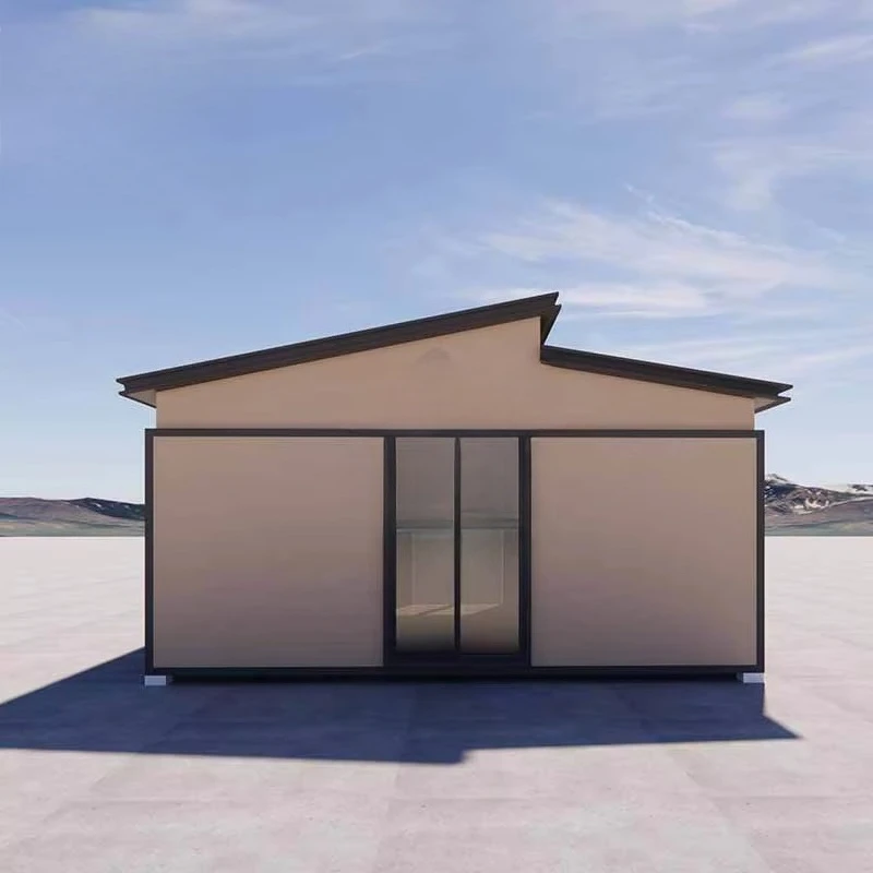 Foldable 20ft Container Customizable House Layout 18mm Thick Fireproof Cement Fiber Floor 1 Year Warranty Outdoor Mall Use