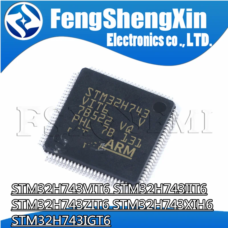 

1pcs STM32H743 STM32H743VIT6 STM32H743IIT6 STM32H743ZIT6 STM32H743XIH6 STM32H743IGT6 MCU Chips