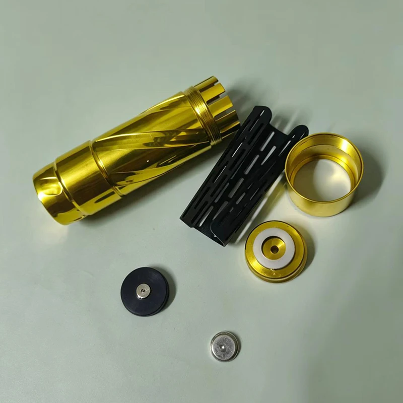 Elthunder 21700 Mech Mod 25mm Pirinç 18650 Mekanik Modlar VS QP KALI V2 SUPREME V4 Bonza Mesh Pro Dekoratif aksesuarlar