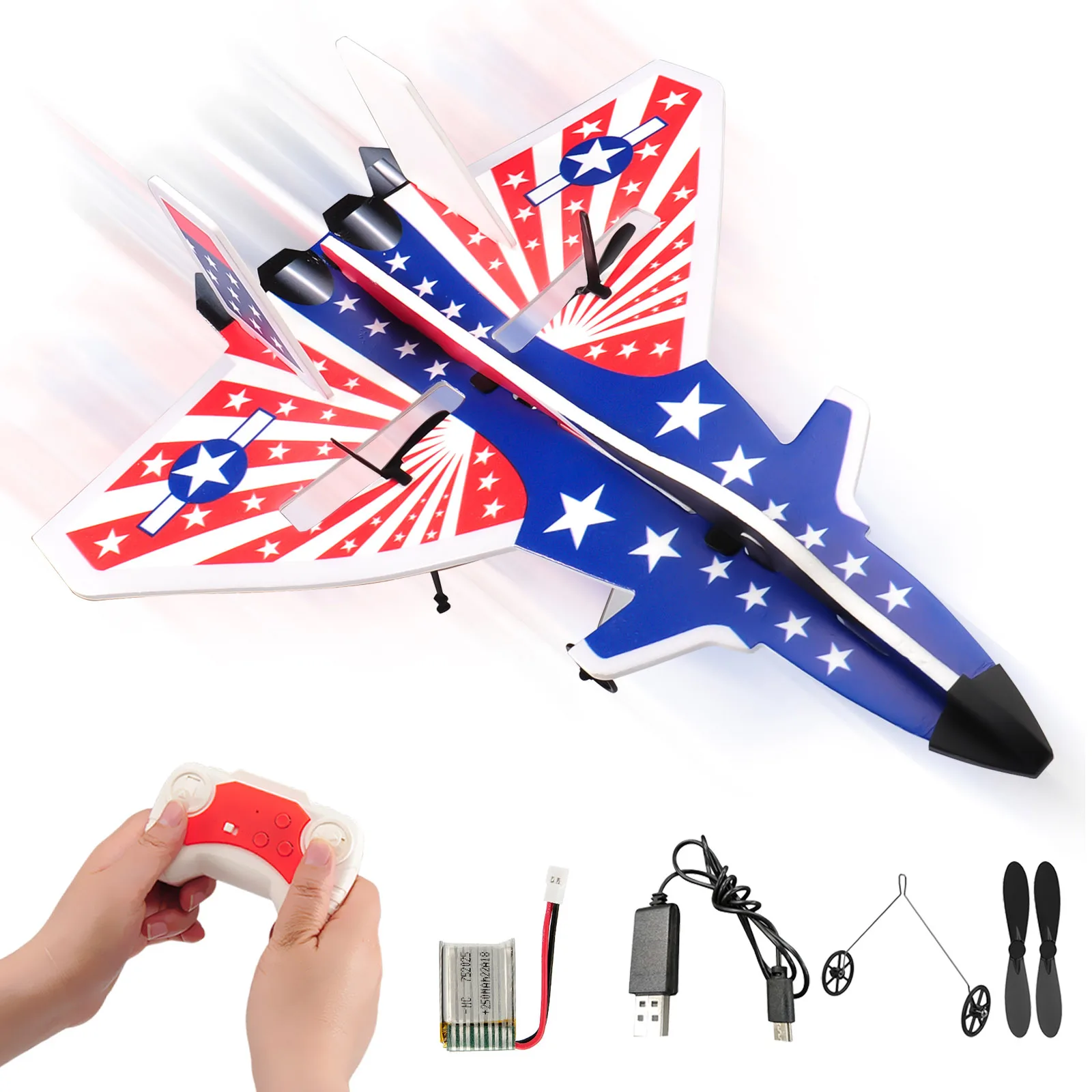

RC MPP Aircraft 2.4G 2CH Remote Control Glider Flying Fighter Toys Airplane Model for Kids Gifts