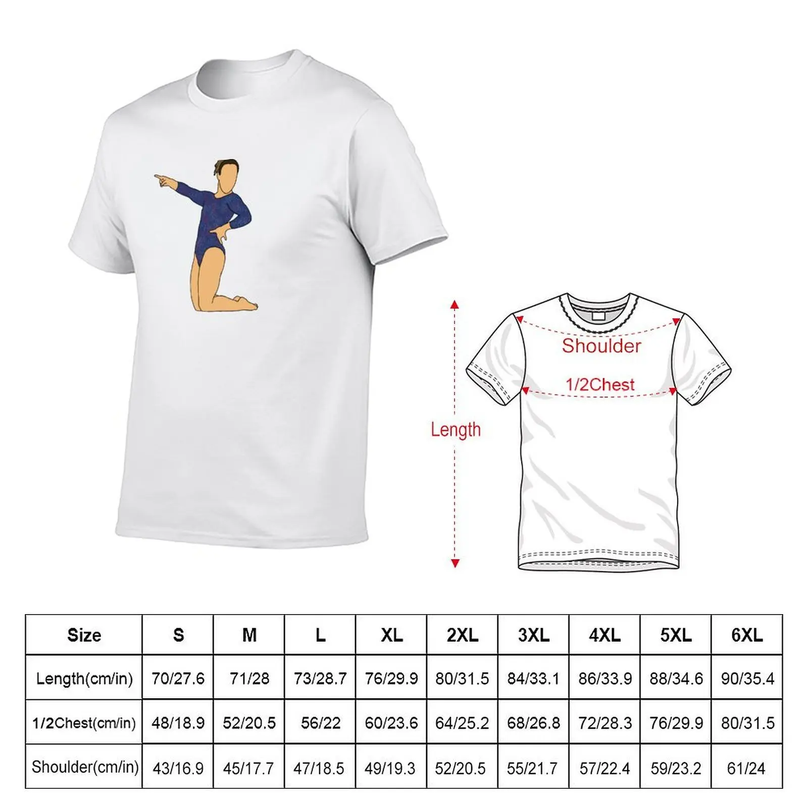 Katelyn Ohashi Gymnastics Drawing T-Shirt man t shirt luxury cotton tshirt 100% T-Shirt