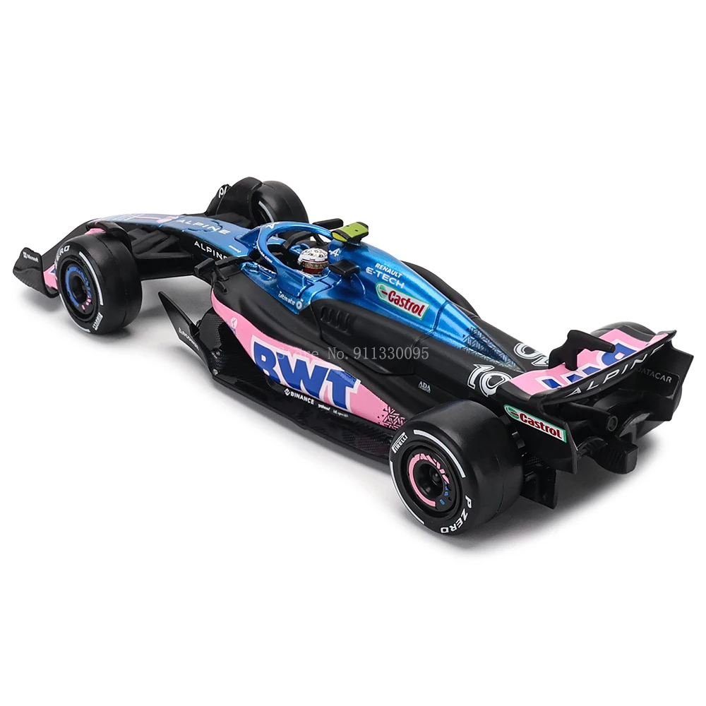 Bburago 1:43 F1 2023 10# Pierre Gasly Alpine F1 Team A523 #31 Esteban Ocon Alloy Car Die Cast Car Model Competition vehicles