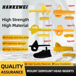 6 coppie montare gli inserti della testa di smontaggio per smontagomme per auto protezione del cerchione smontaggio dei pneumatici supporto di riparazione