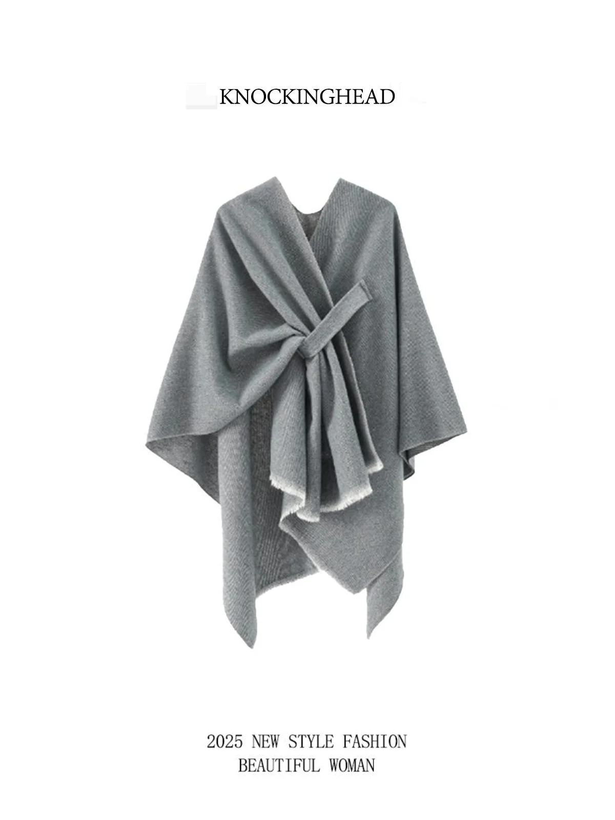 

Plus Size Faionable Simptic Lazy Sle Cowl Ne Knitwear Coat Women's Versatile awl Casual Long Sve V-Ne Coat for All Body...