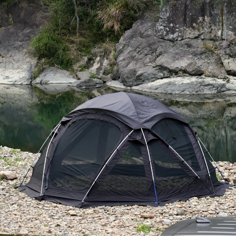 

Outdoor camping inflatable star ball tent light bracket camping sunshade camp 3-4 people rainproof