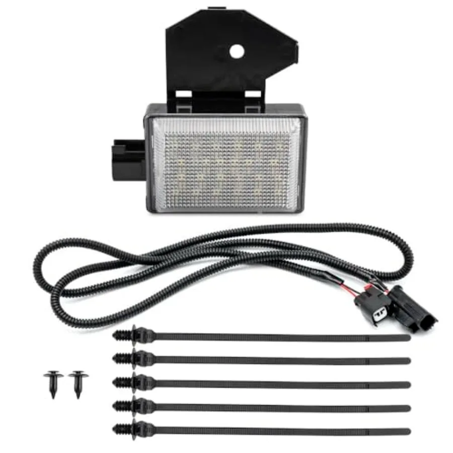 

2 Pin LED Under Hood Light Assembly＆Wiring Harness for 2009-2018 Dodge Ram 1500 2500 3500 Pickup Super Bright White Led Underho