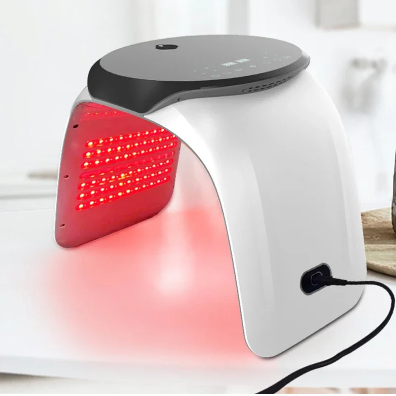 

Free Shipping Hot Cold Seven-Color Spectrum LED Light Photon Skin Rejuvenation Skin Whitening Spots Lightening Acne Removing