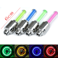 4 Color Bicycle Cycling Wheel Tire Valve's Tire Bulb Cycling LED Flash Lamp Firefly Effect Tyre Valve Light Bycicle Accessories