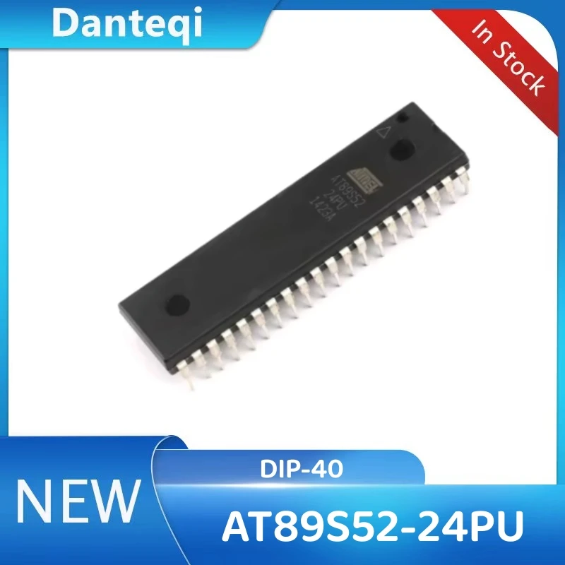 2PCS~10PCS/LOT AT89S52 AT89S52-24PU DIP-40 Chipset