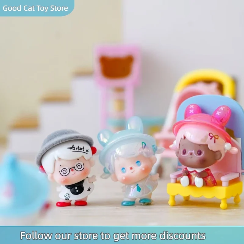 

Mhaia Authentic First Generation Kindergarten Series Blind Box Collectible Designer Toy Desktop Display For Adult Collectors