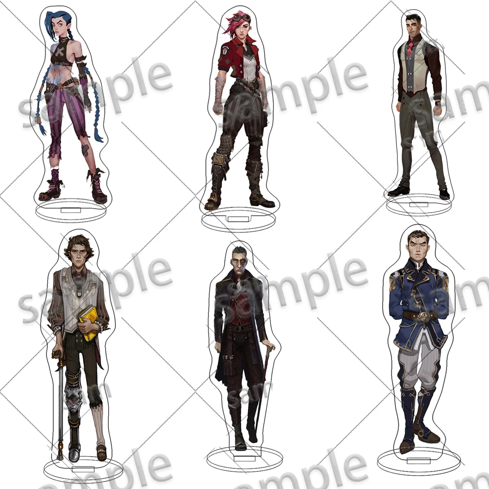 غامضة جامعة الأساطير Jinx السادس أنيمي الاكريليك حامل نموذج لوحة المفاتيح مكتب الديكور أصدقاء هدية الشكل عرض الحلي