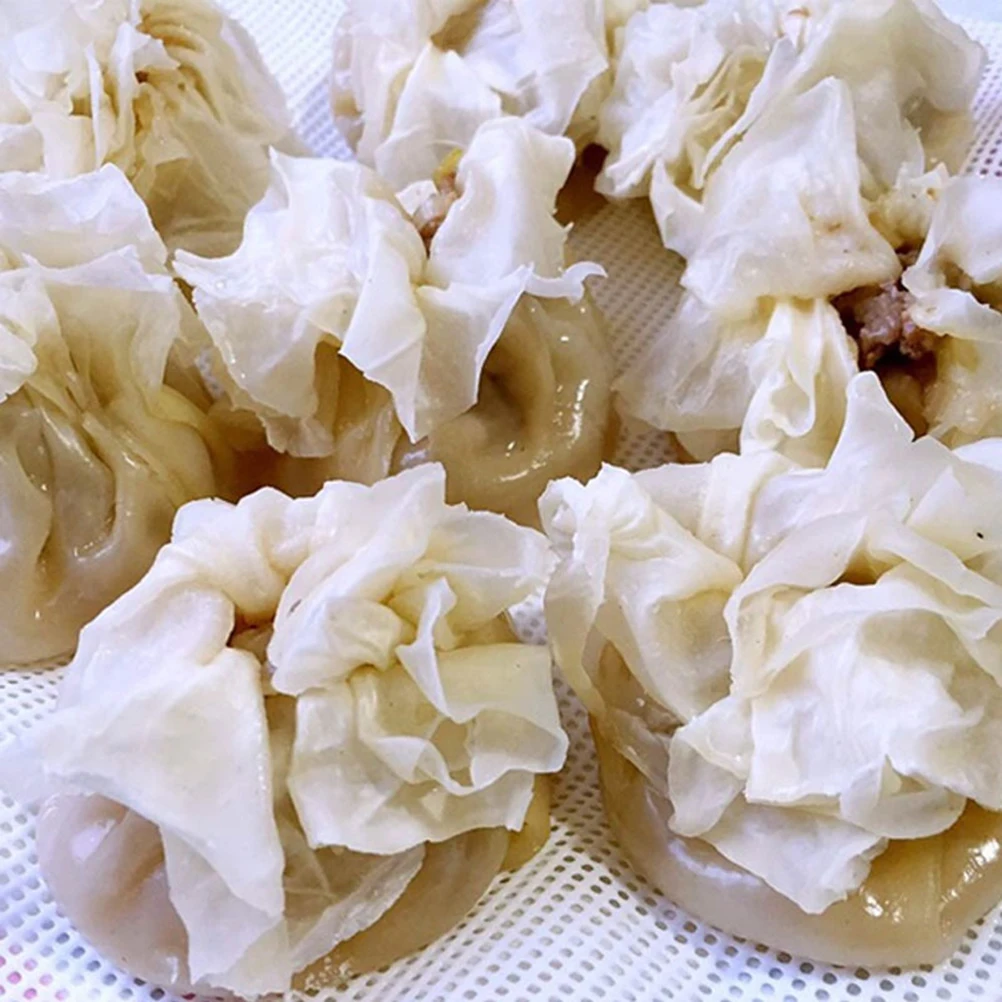 

10 Pcs Stick Silicone Steamer Mesh Dumpling Steaming Pad Buns Kitchen Appliances Easy Steamer Pad For Dumpling Clean Storage