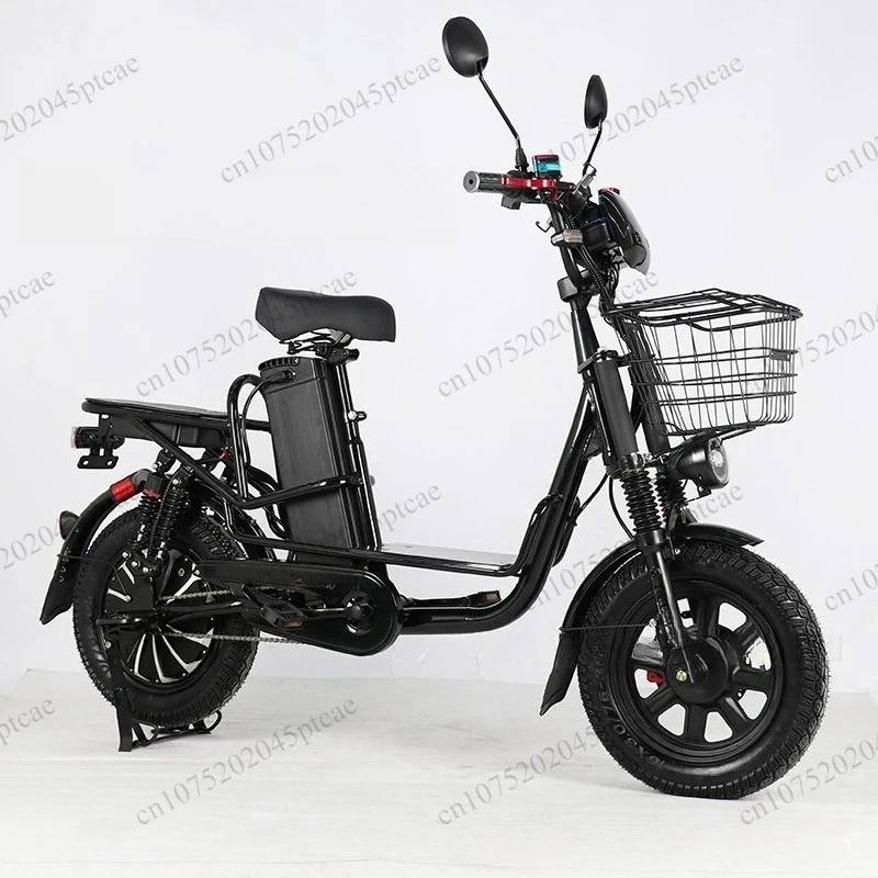 Electric Vehicle Electric Bicycle Takeaway Car, Battery 15A 21A 30A  60V Export 16 Inch 3.0 Tire Russian