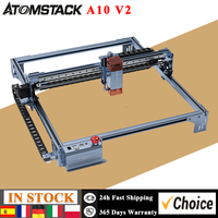 Atomstack Maker A10 V2 Laser Engraver 10-12W High Speed Engraving Cutting Machine Fixed-Focus Ultra-thin Laser 400x400mm Area