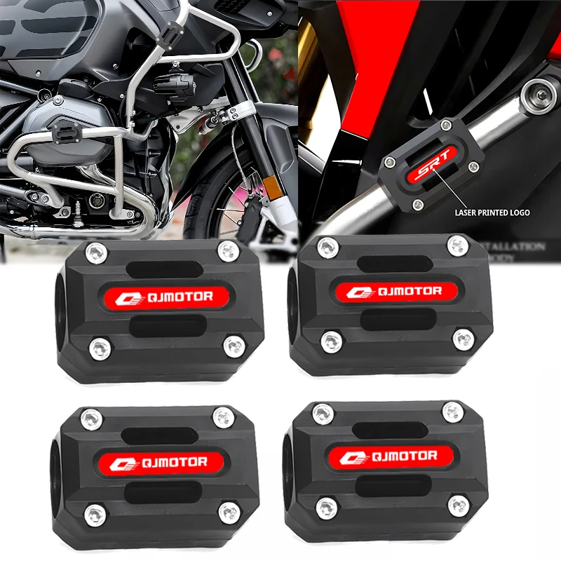 

For QJMOTOR QJ SRT 800 800X 800SX 800 SRT 550 600 700 SX X Accessorie Motorcycle Engine Guard Bumper Protector Crash Bar Block