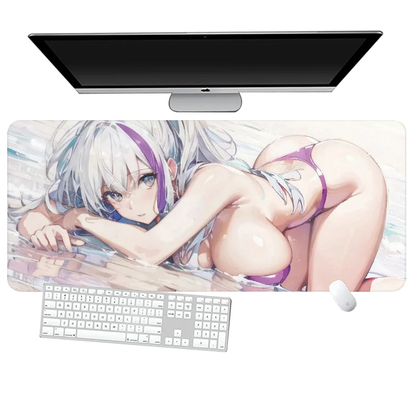 Azur Lane Hindenburg New Jersey Musashi Shinano Noshiro Agir Unzen Kearsarge XXL Large Mousepad Keyboard Pad Mouse Pad