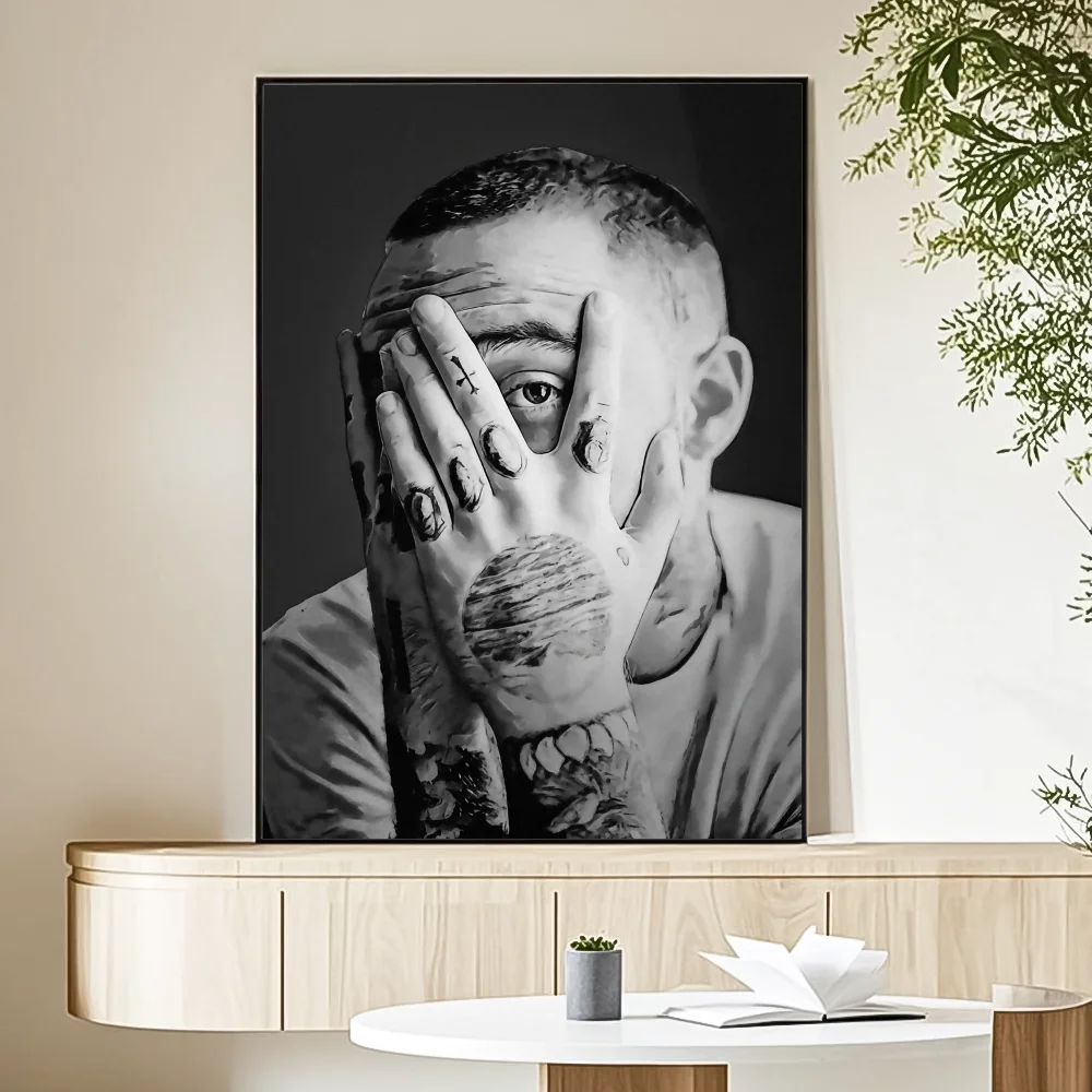 Zanger M-Mac Cirkels Miller Klassieke Poster HD Art Sticky Wall Waterdicht Thuis Woonkamer Slaapkamer Bar Esthetische Decoratie