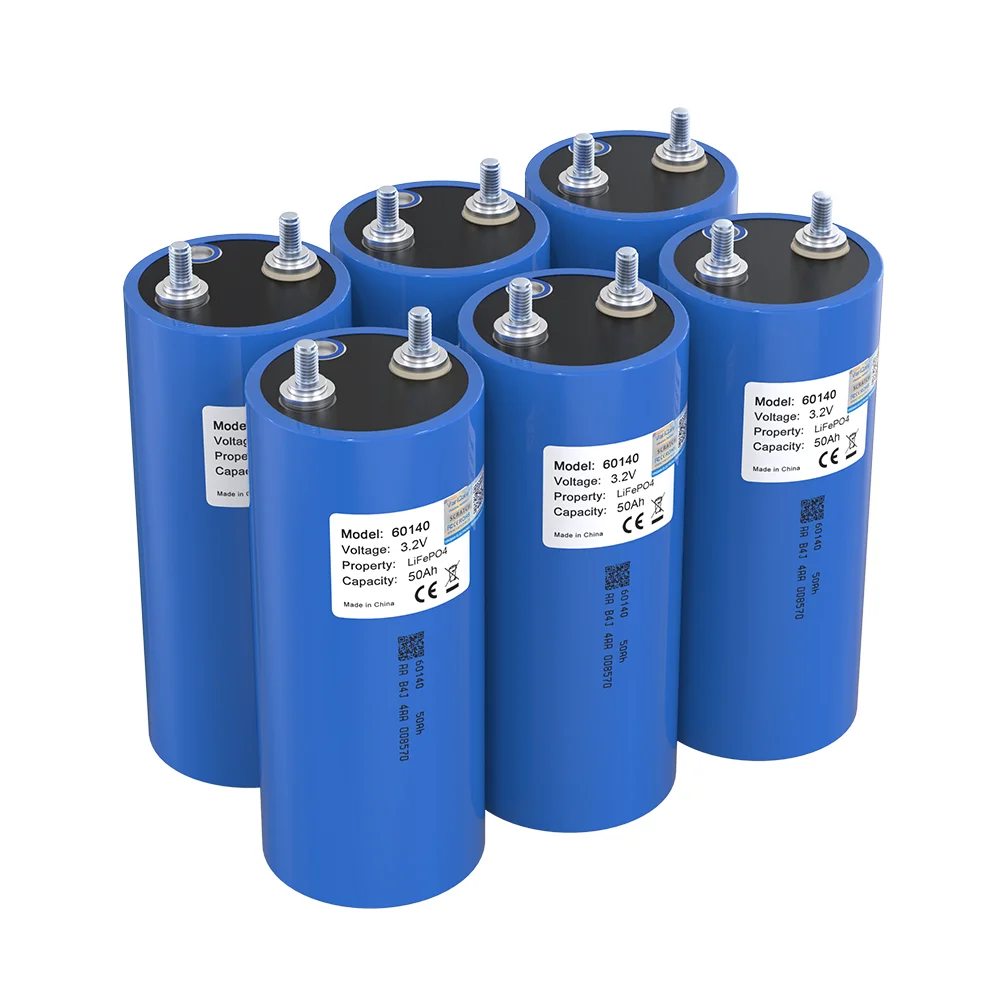 24 pces 3.2v 50ah lifepo4 bateria 60140 fosfato de ferro de lítio para 12v 24v 36v fora da rede energia solar carro carrinho de golfe viagem de acampamento